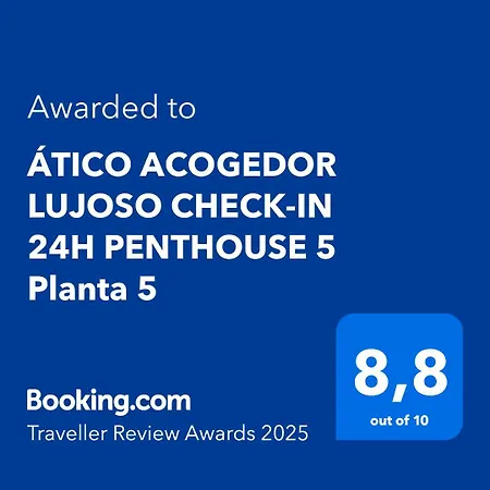 ático Acogedor Lujoso Check-in 24h Penthouse 5 * Saragozza